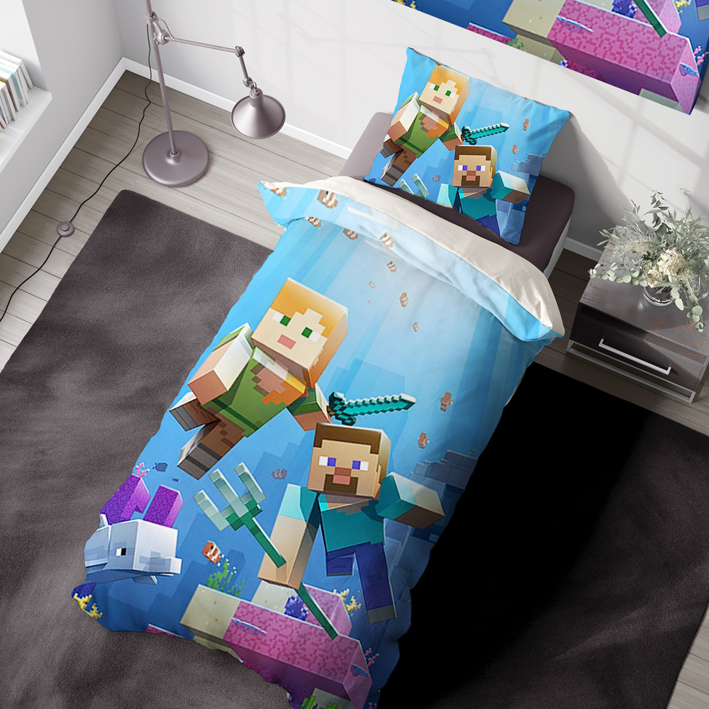 رو تختی کارتونی ماینکرافتی FM-1140