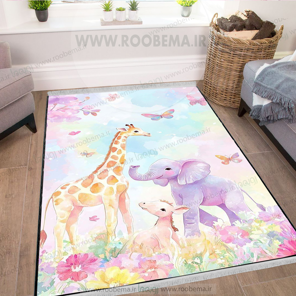 فرشینه طرح حیوانات فانتزی FM-1226