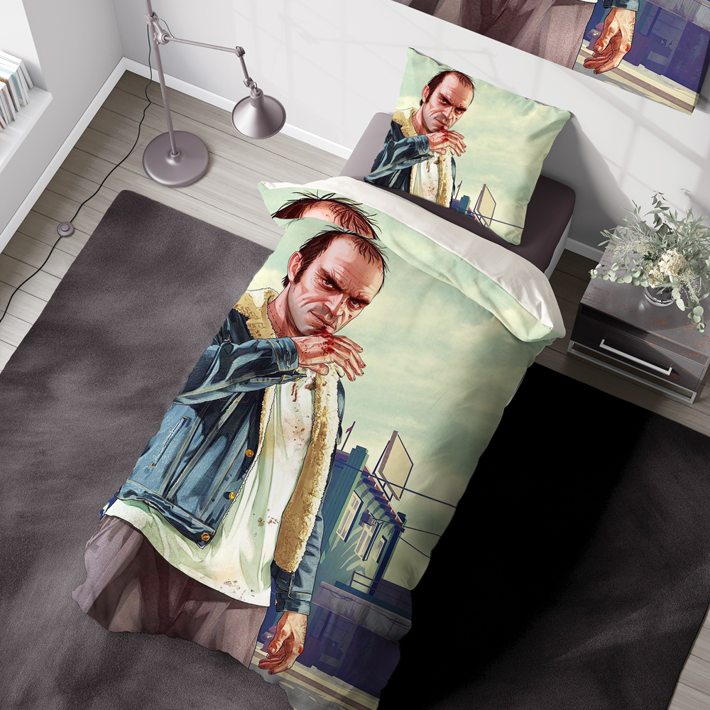 رو تختی گیمینگ طرح شخصیت فلیپس در جی تی ای FM-1053